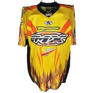 ATHLETIC WORKS MX Motocross T Shirt Jersey 90s 2000s SZ Large Rare VINTAGE